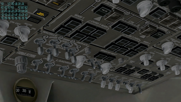 Cockpit des Jumbojets